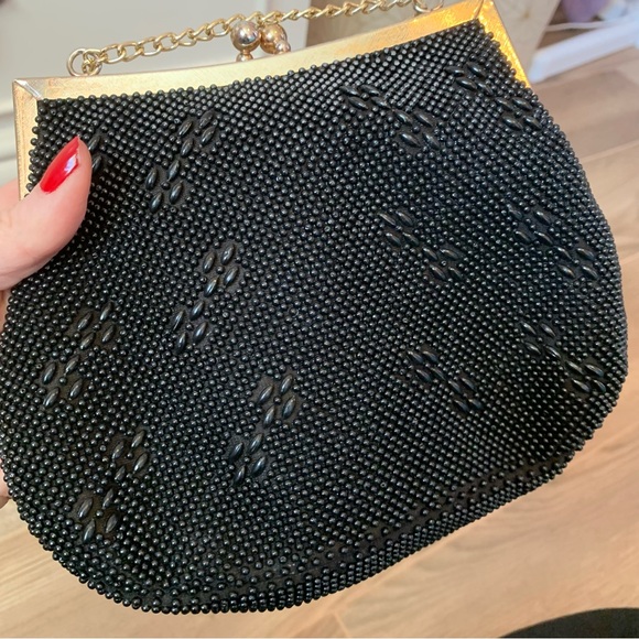 Vintage 50s Beaded Handbag - Picture 2 of 12